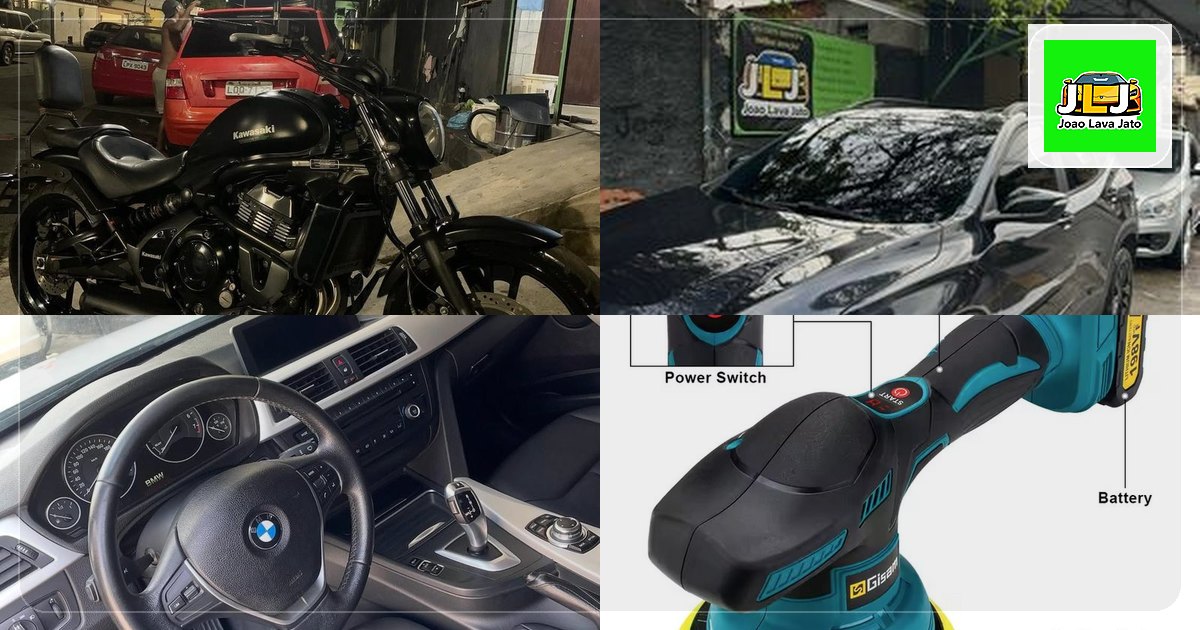 Visão geral dos serviços do João Lava Jato em Curicica